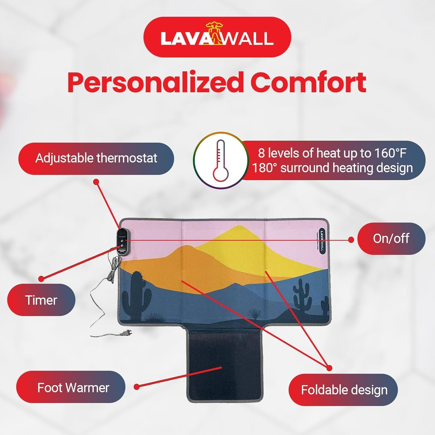 Lavawall Electric Warming Wal