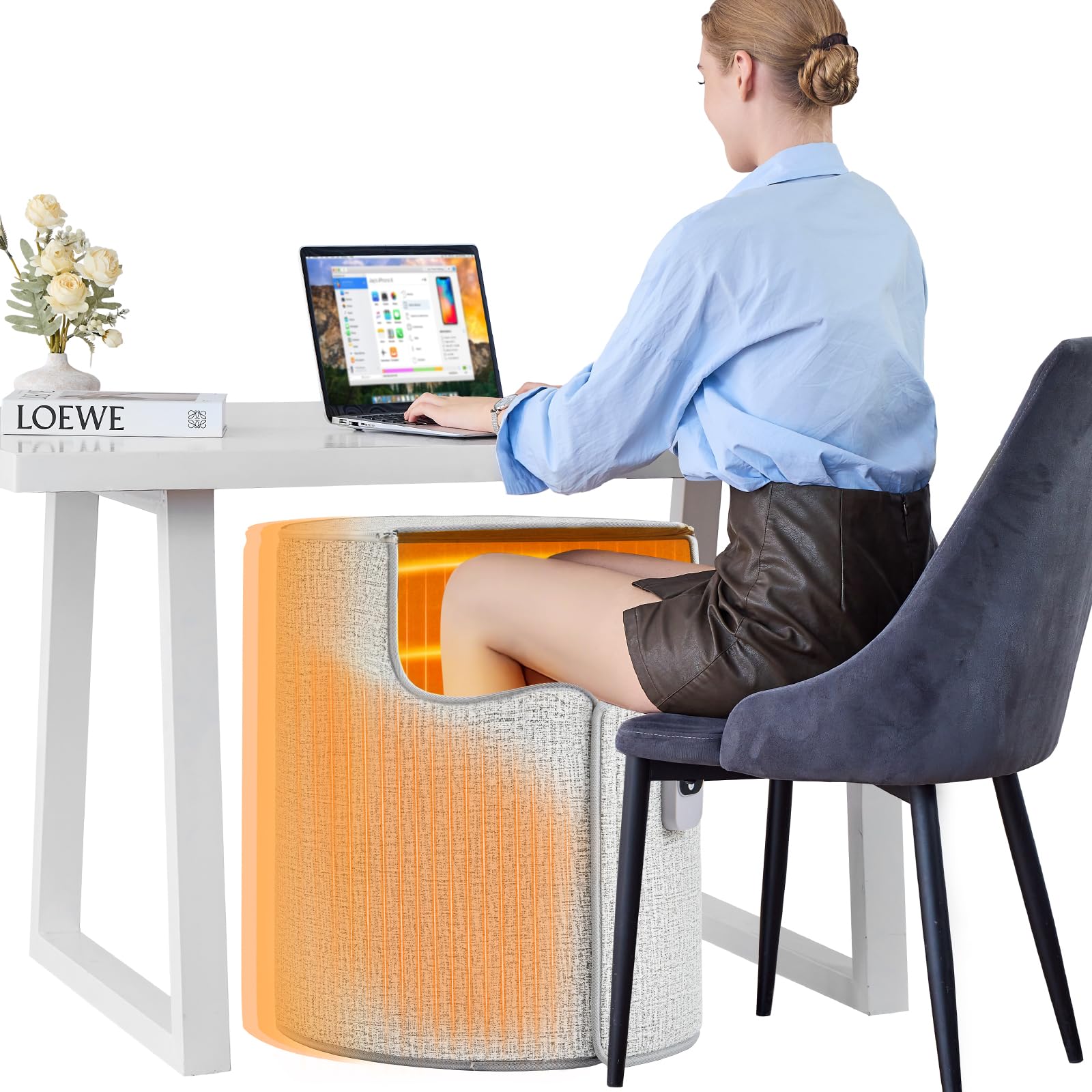 Leg Foot Feet Warmer For Office Home Quiet