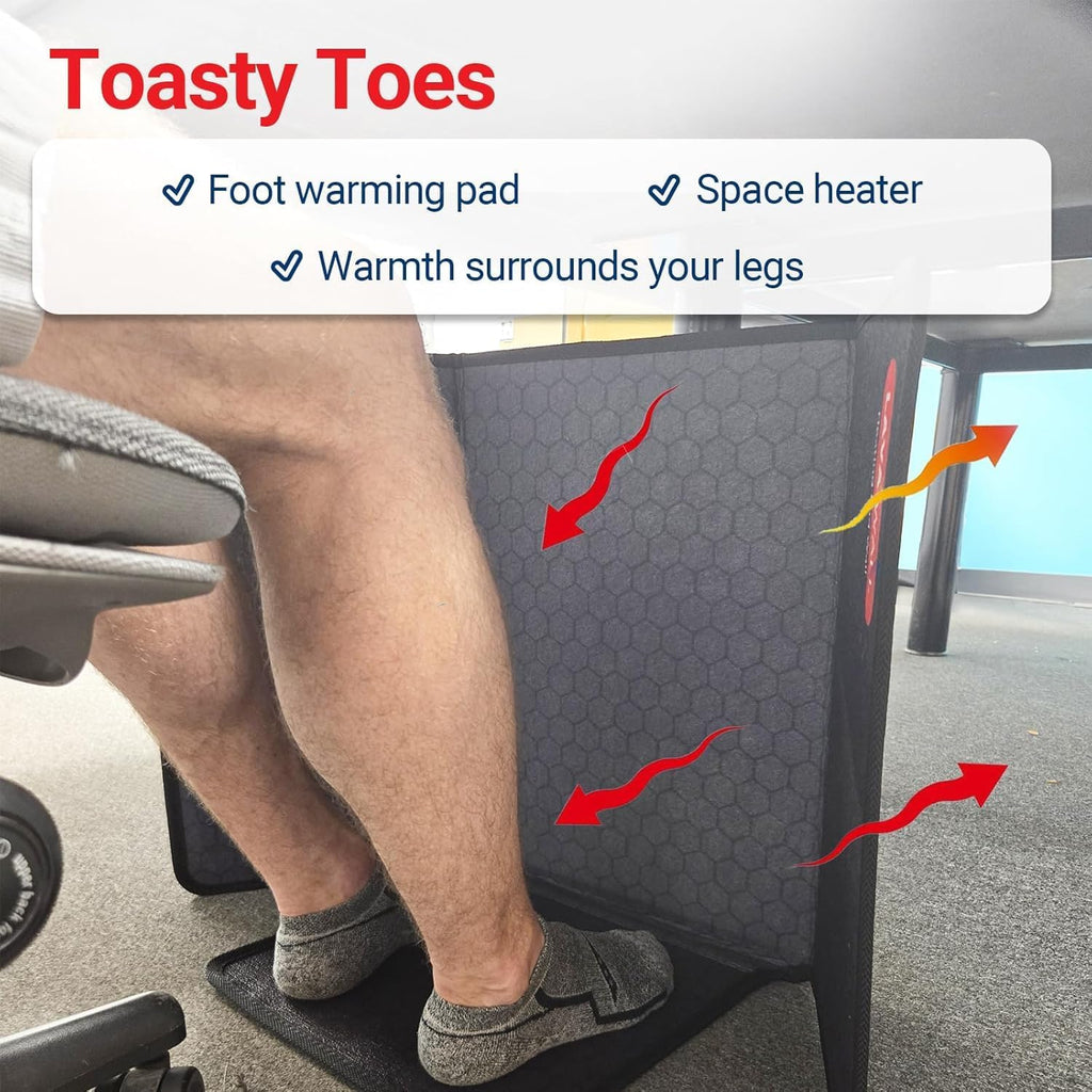 Lavawall Electric Warming Wall: Portable Space Heater for Office & Home