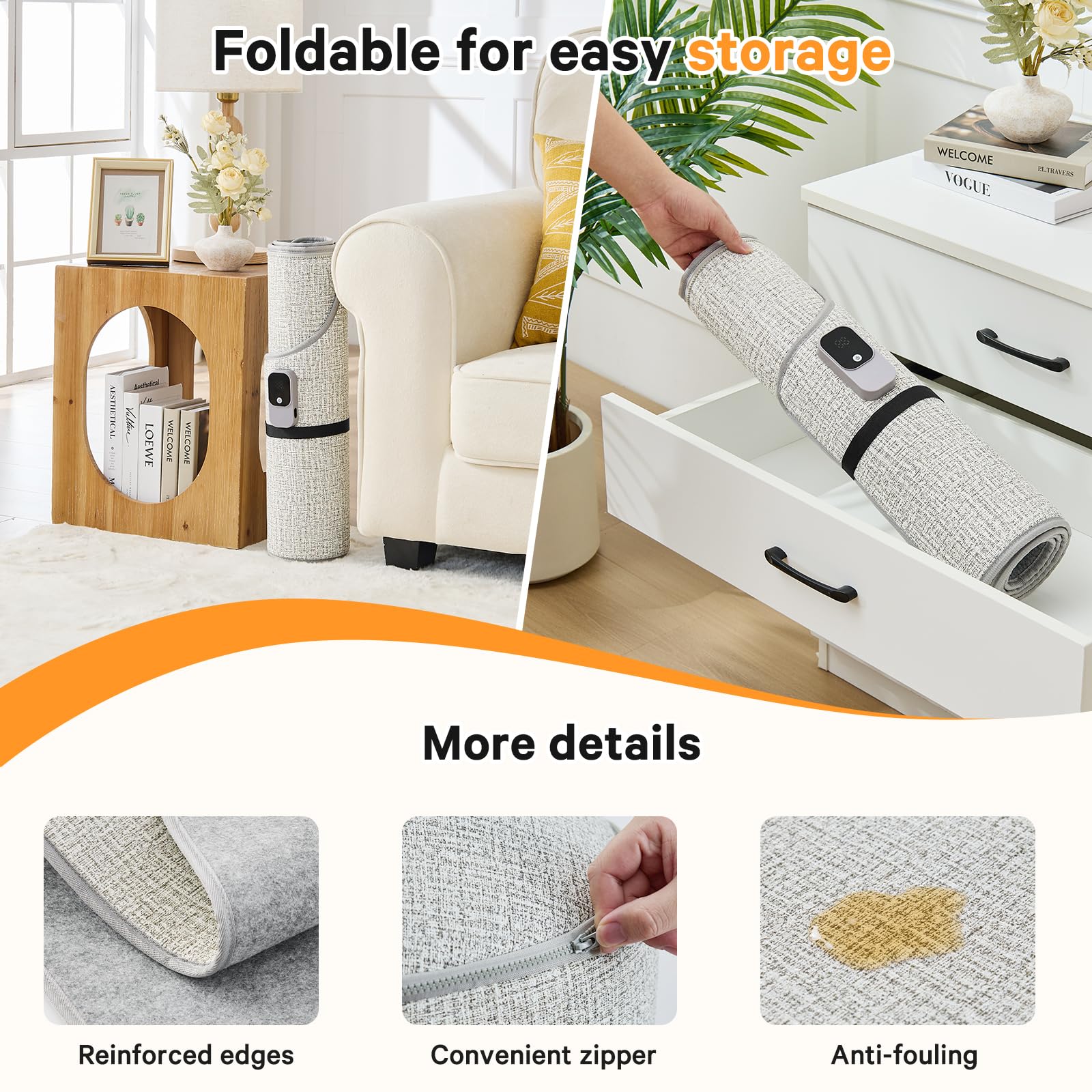 Leg Foot Feet Warmer For Office Home Quiet