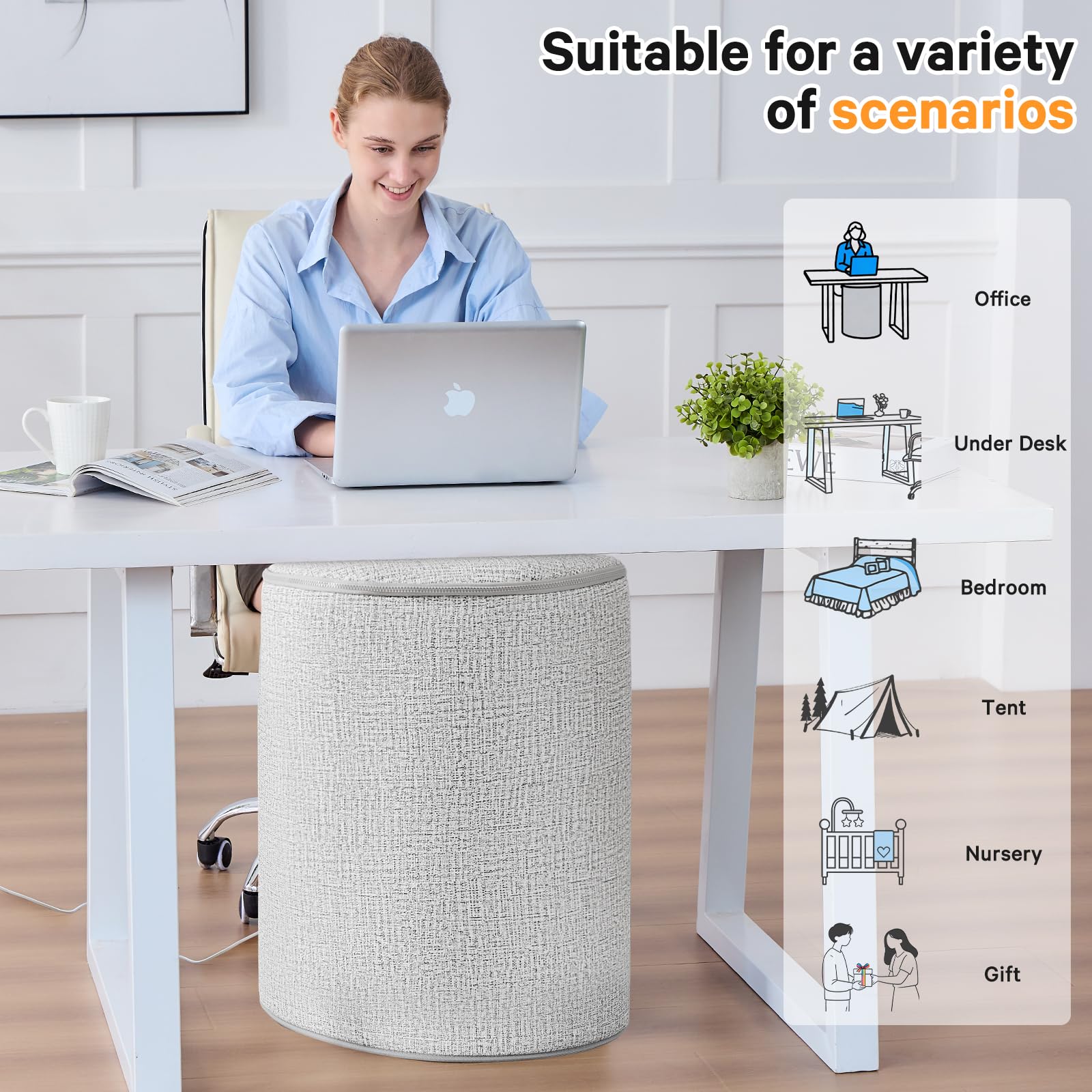 Leg Foot Feet Warmer For Office Home Quiet