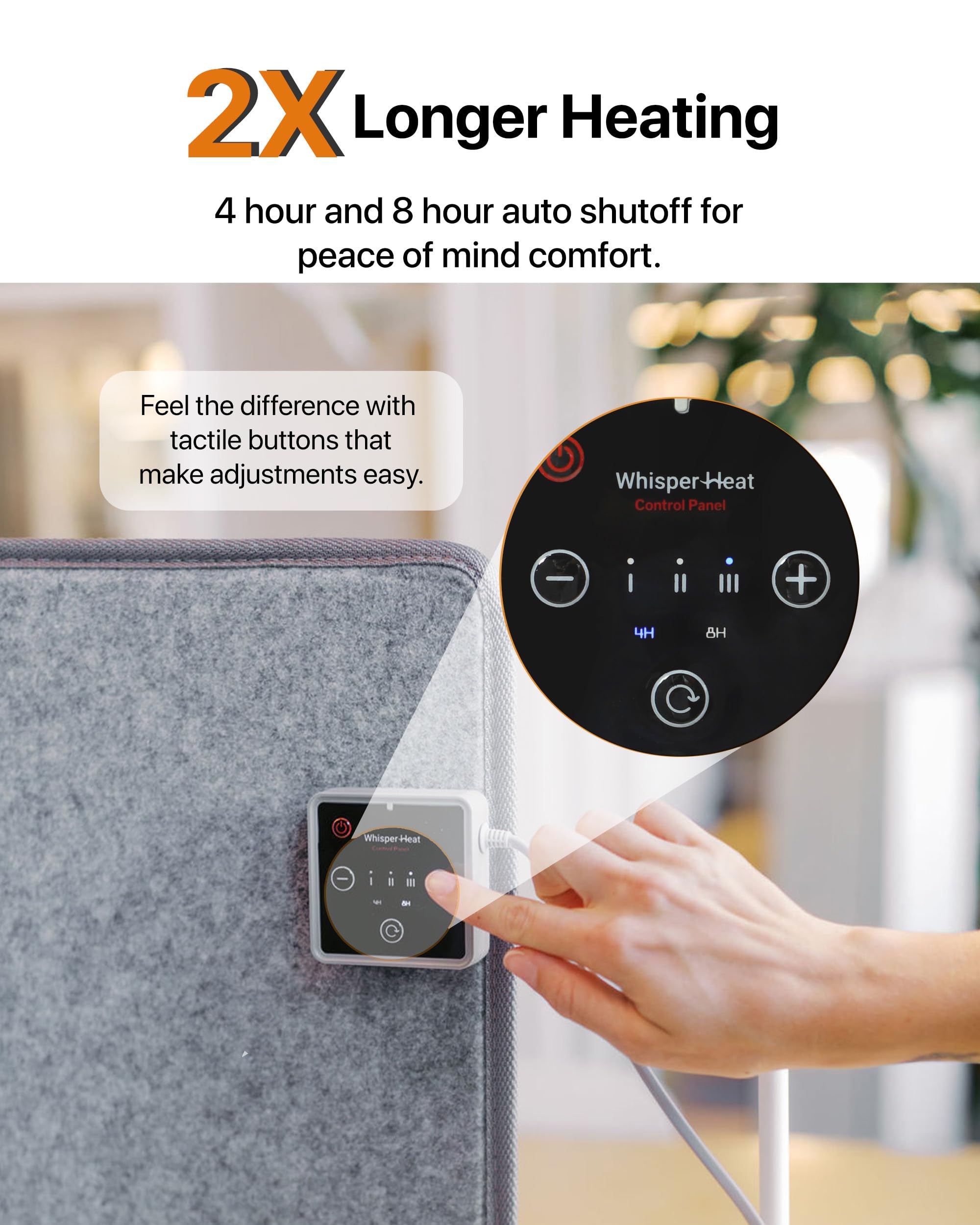 Under Desk Warmer - Silent and Energy Efficient