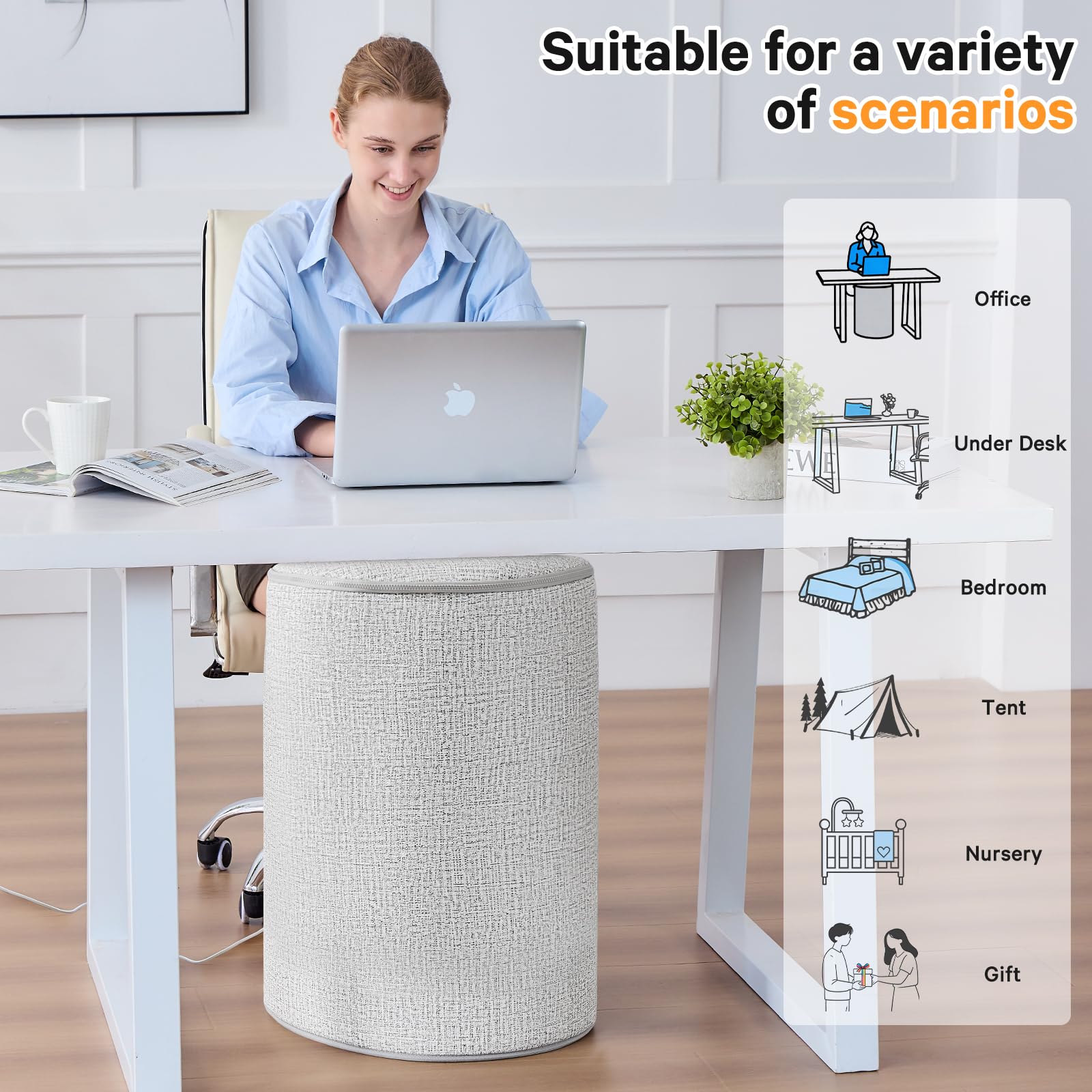 Leg Foot Feet Warmer For Office Home Quiet